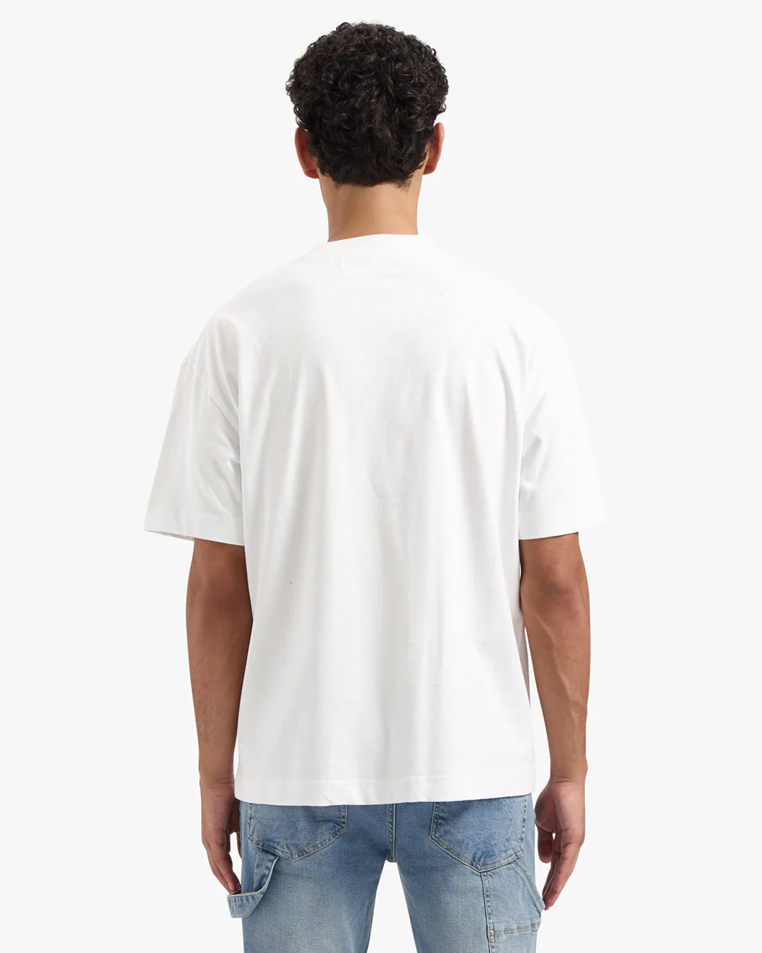 Croyez initial t-shirt - white/navy