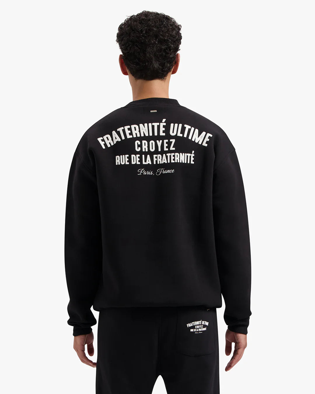 Croyez fraternite ultime sweater - black