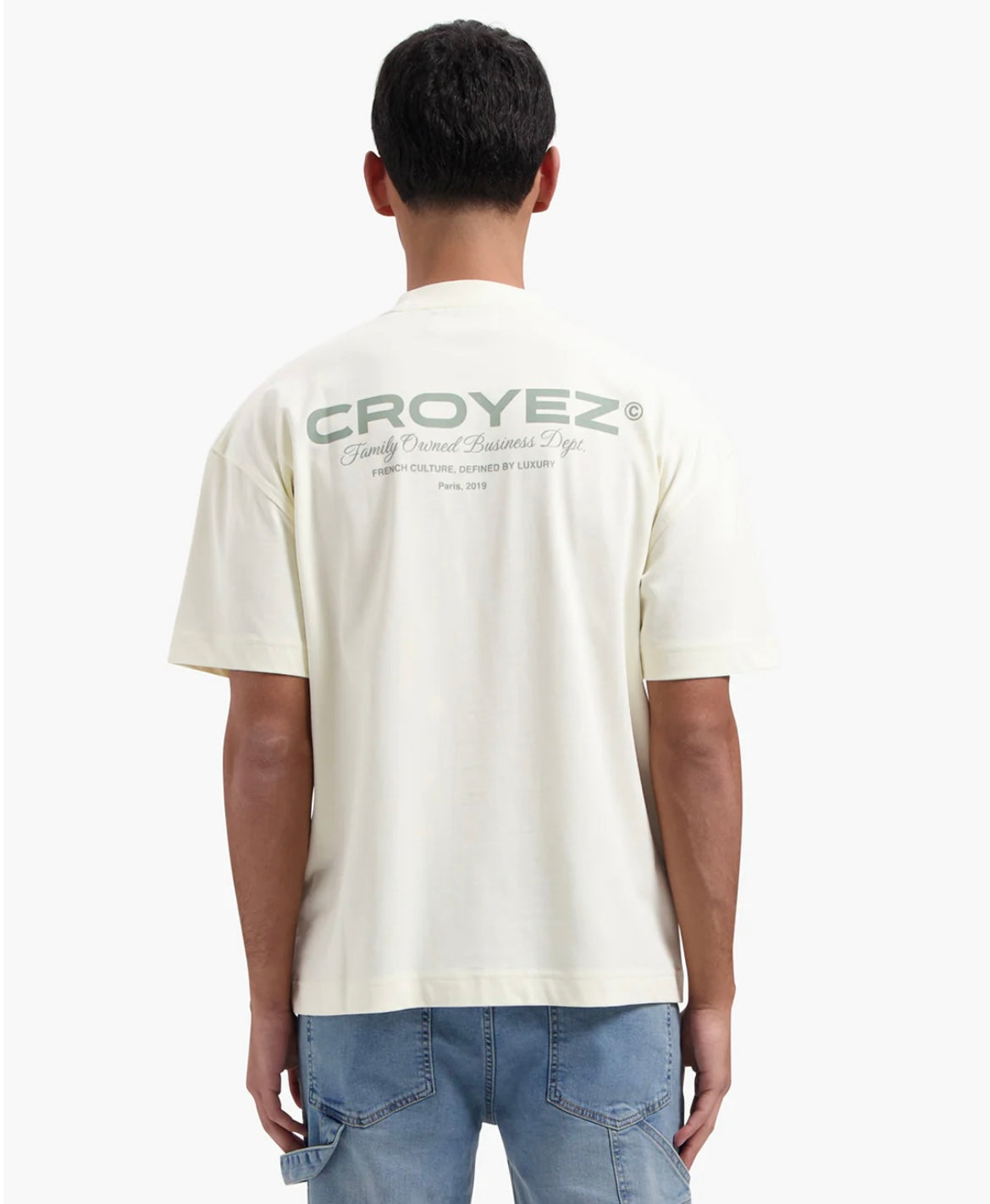 Croyez family owned business t-shirt - buttercream