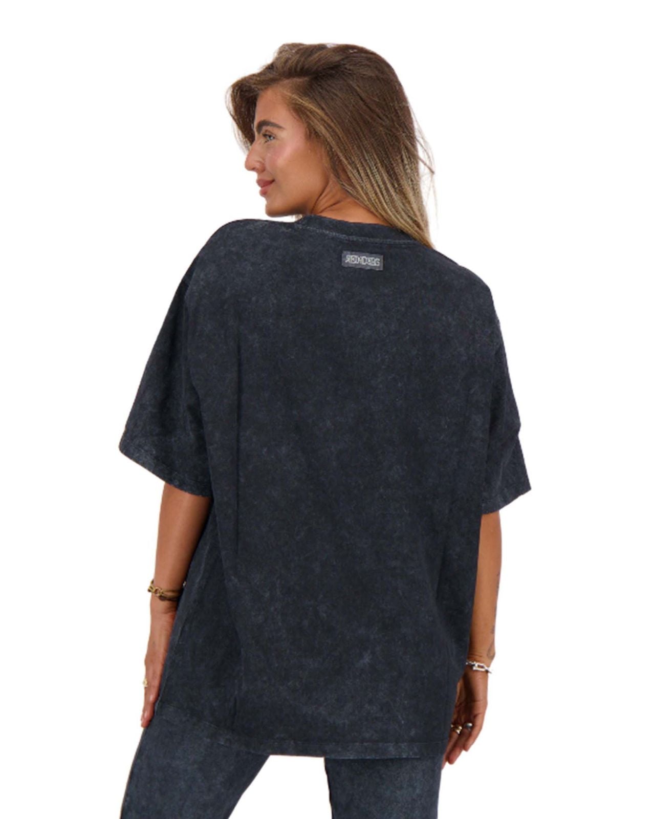 Reinders t-shirt vintage wash - wash black