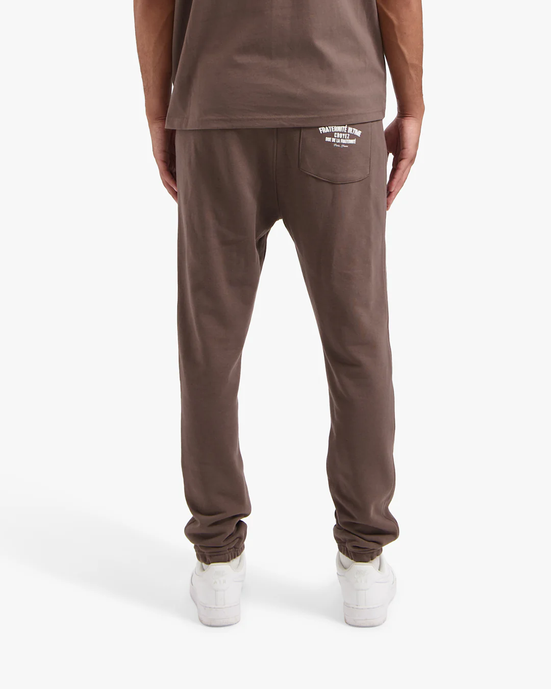Croyez fraternite ultime sweatpants - brown