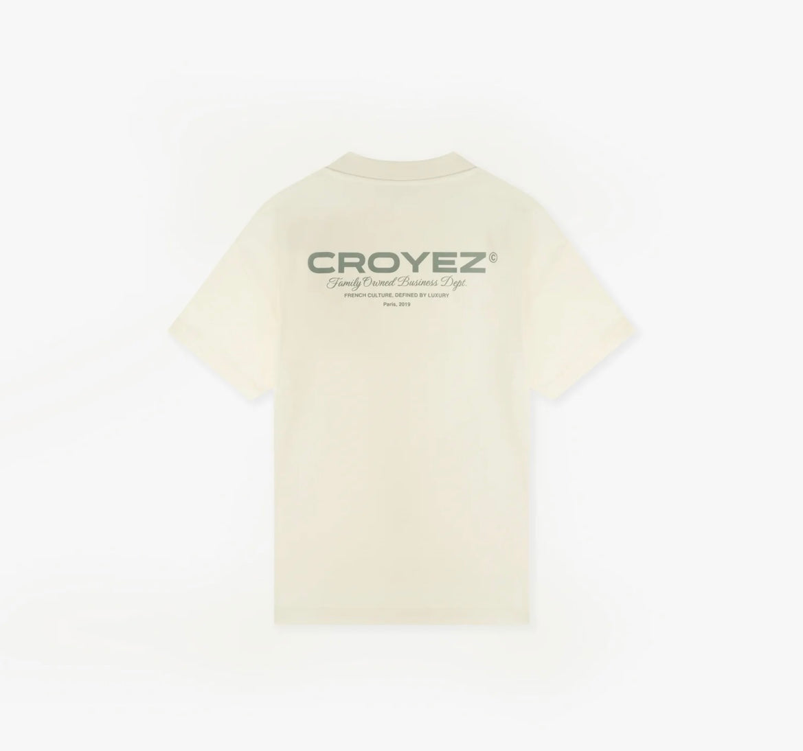 Croyez family owned business t-shirt - buttercream
