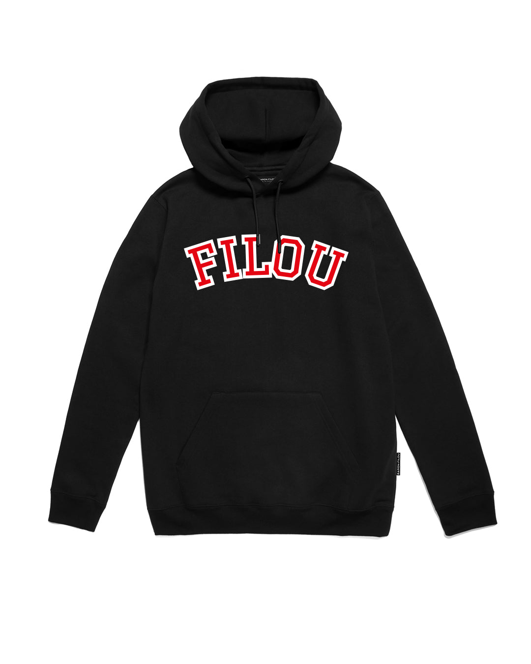 Baron filou organic oversized backprint hoodie filou XCII - zwart