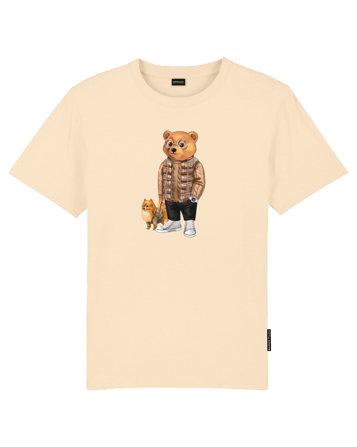 Baron filou organic t-shirt filou LXXXVII - sand