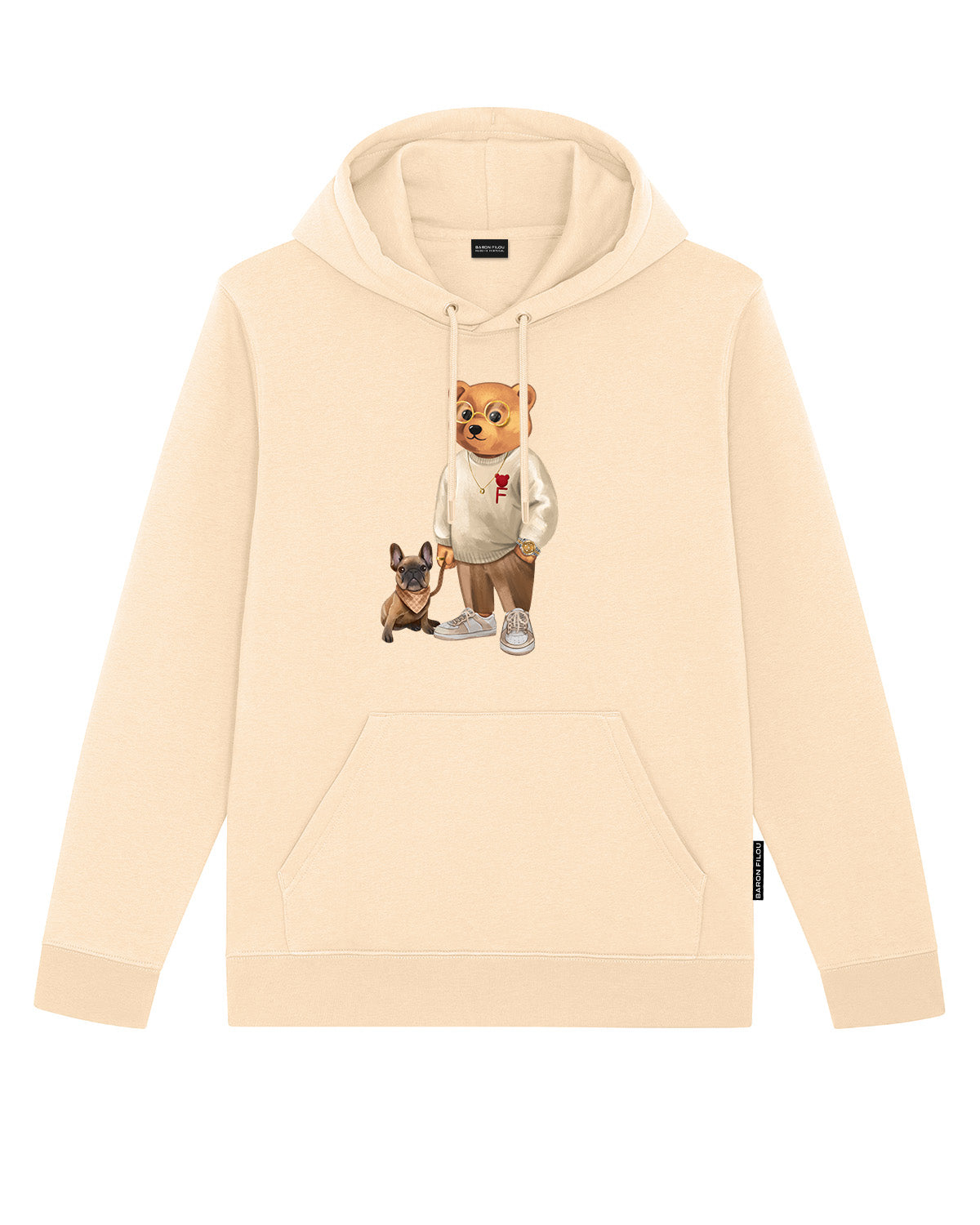Baron filou organic hoodie filou LXXXVII - sand