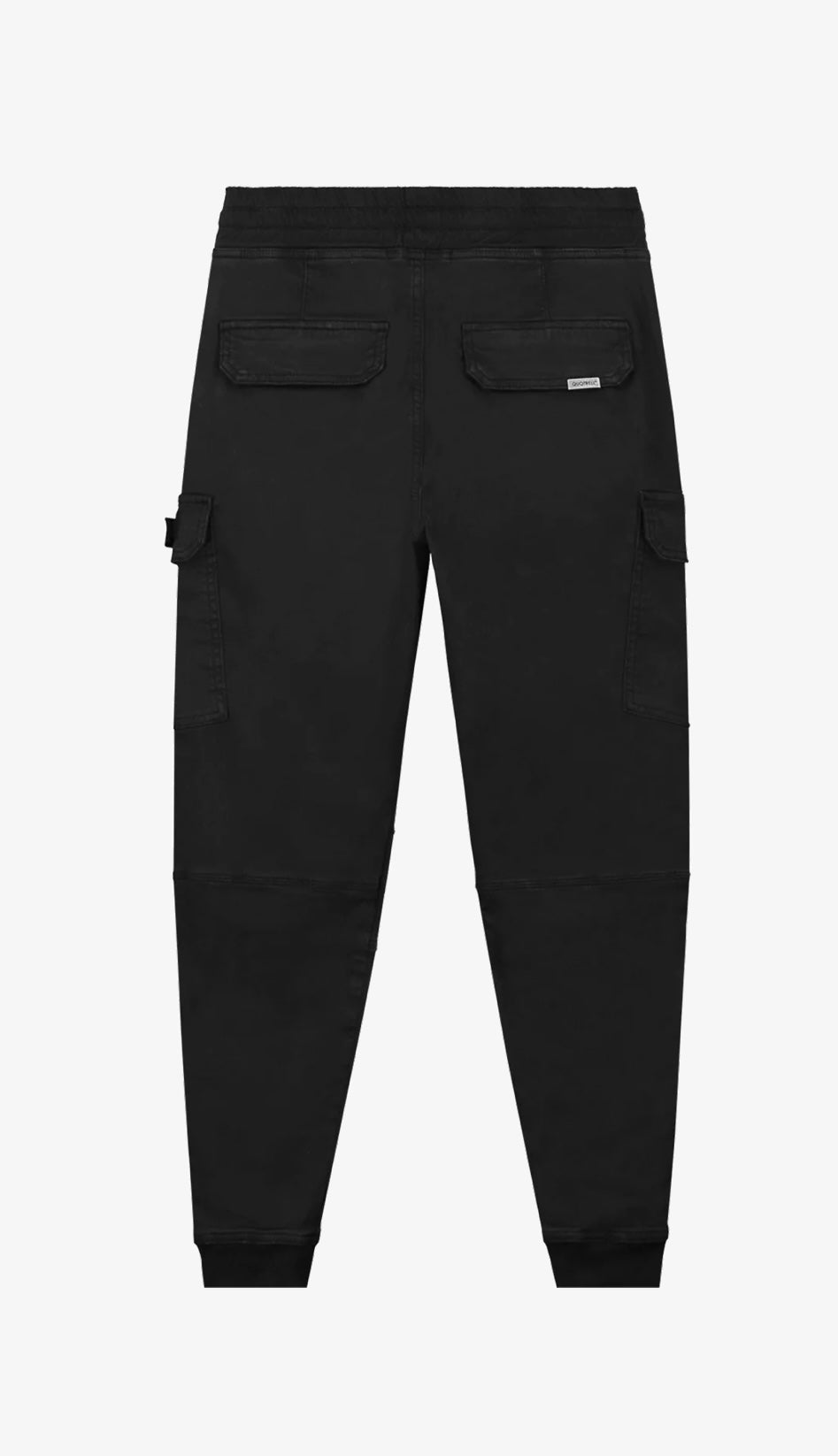 Quotrell casablanca cargo pants - black/white