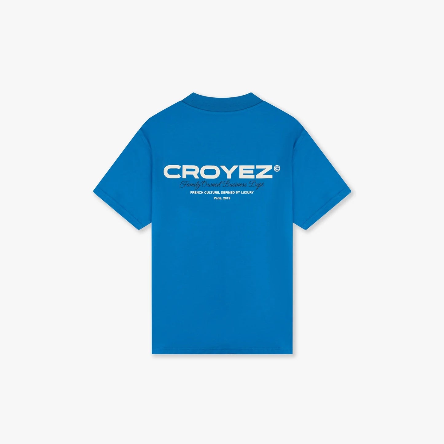 Croyez family owned business t-shirt - blue