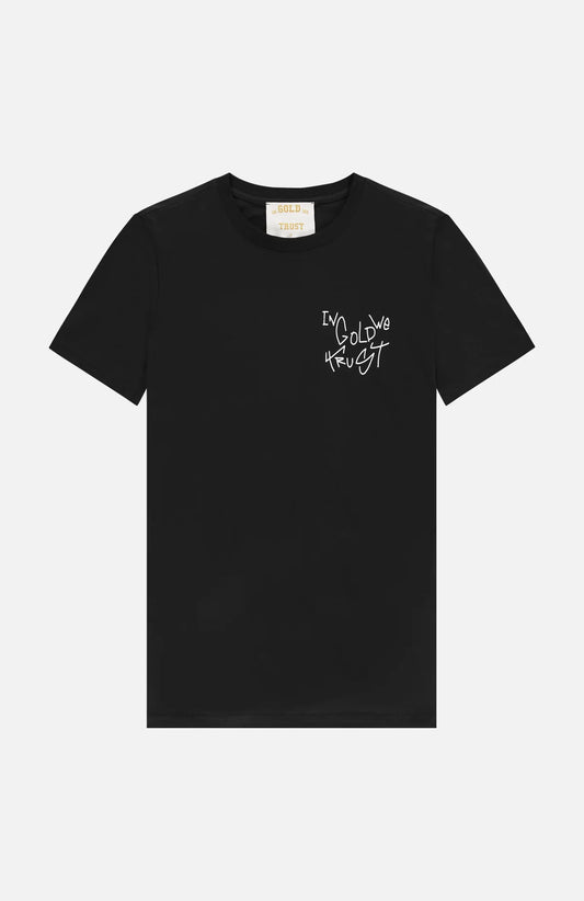 In gold we trust the koston t-shirt - black