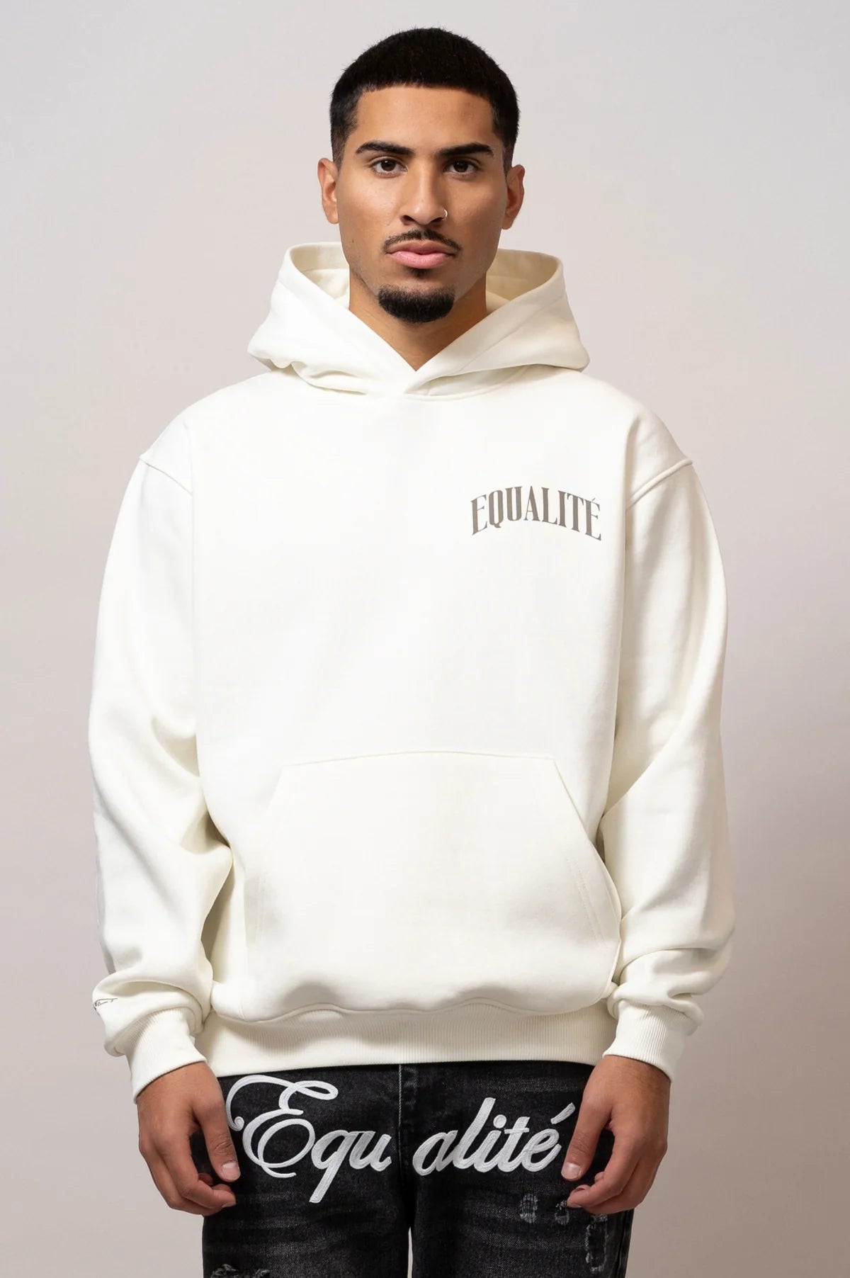Equalite oliver oversized hoodie - off white
