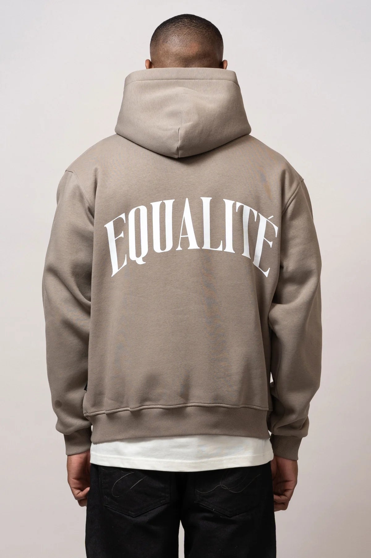 Equalite oliver oversized hoodie - taupe