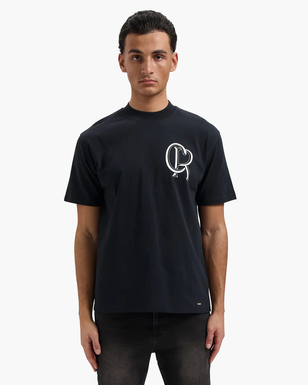 Croyez initial t-shirt - black
