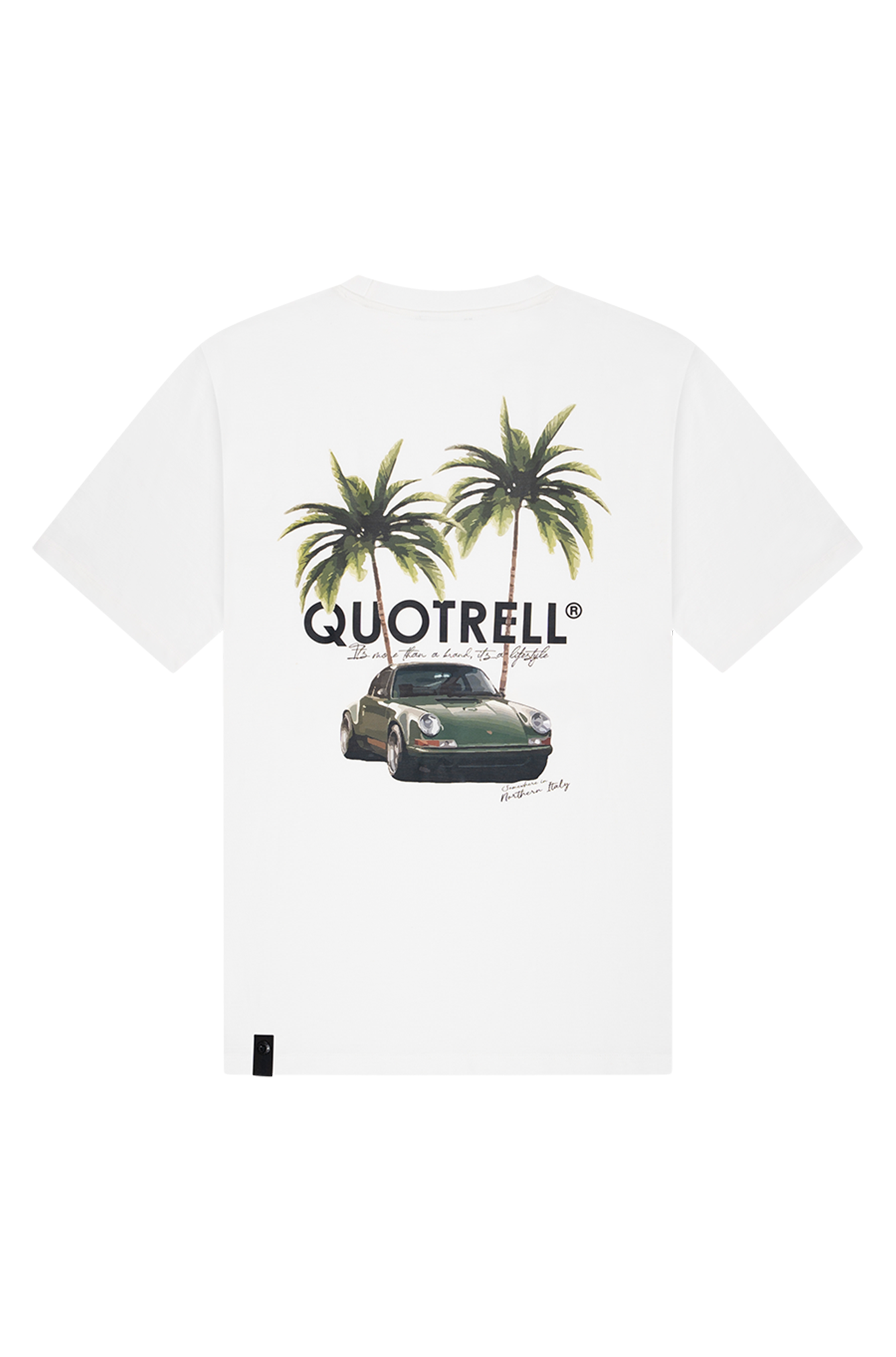 Quotrell engine t-shirt - white