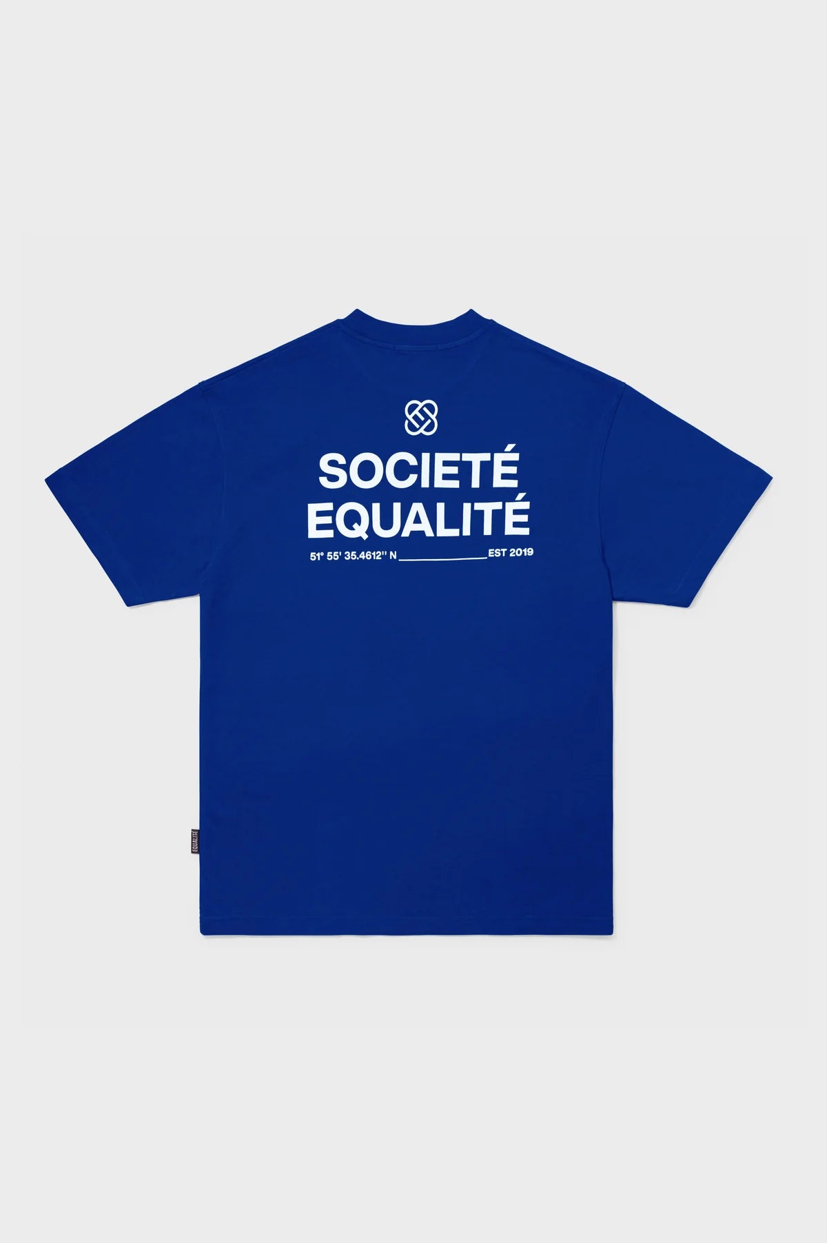 Equalite societé oversized tee - blue