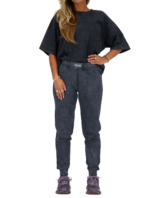Reinders jogger vintage wash - wash black