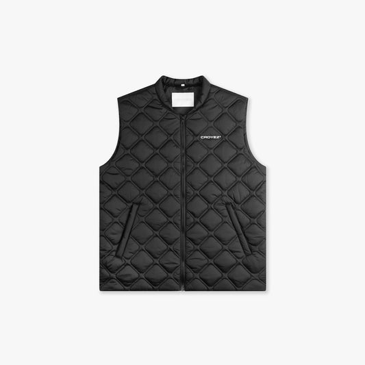 Croyez quilted vest - black