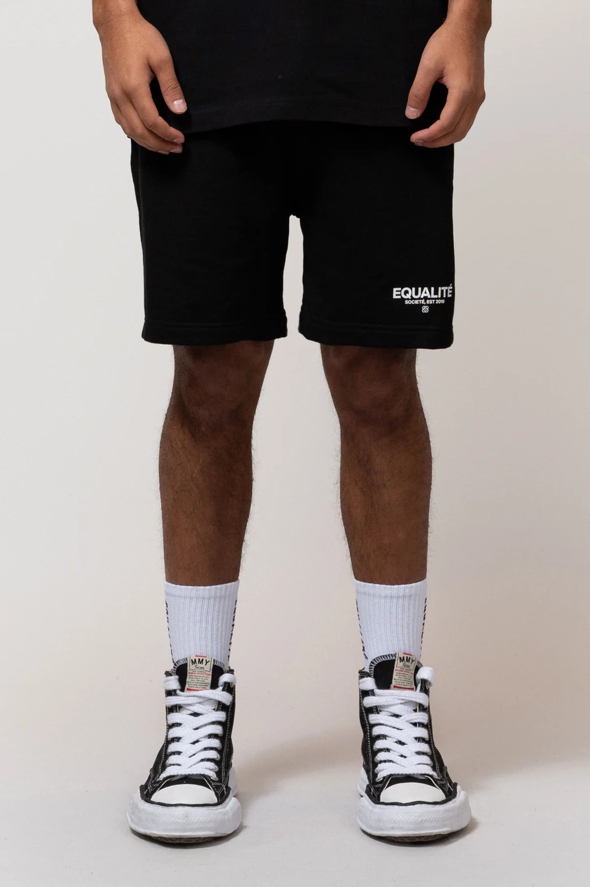Equalite societé oversized shorts - black
