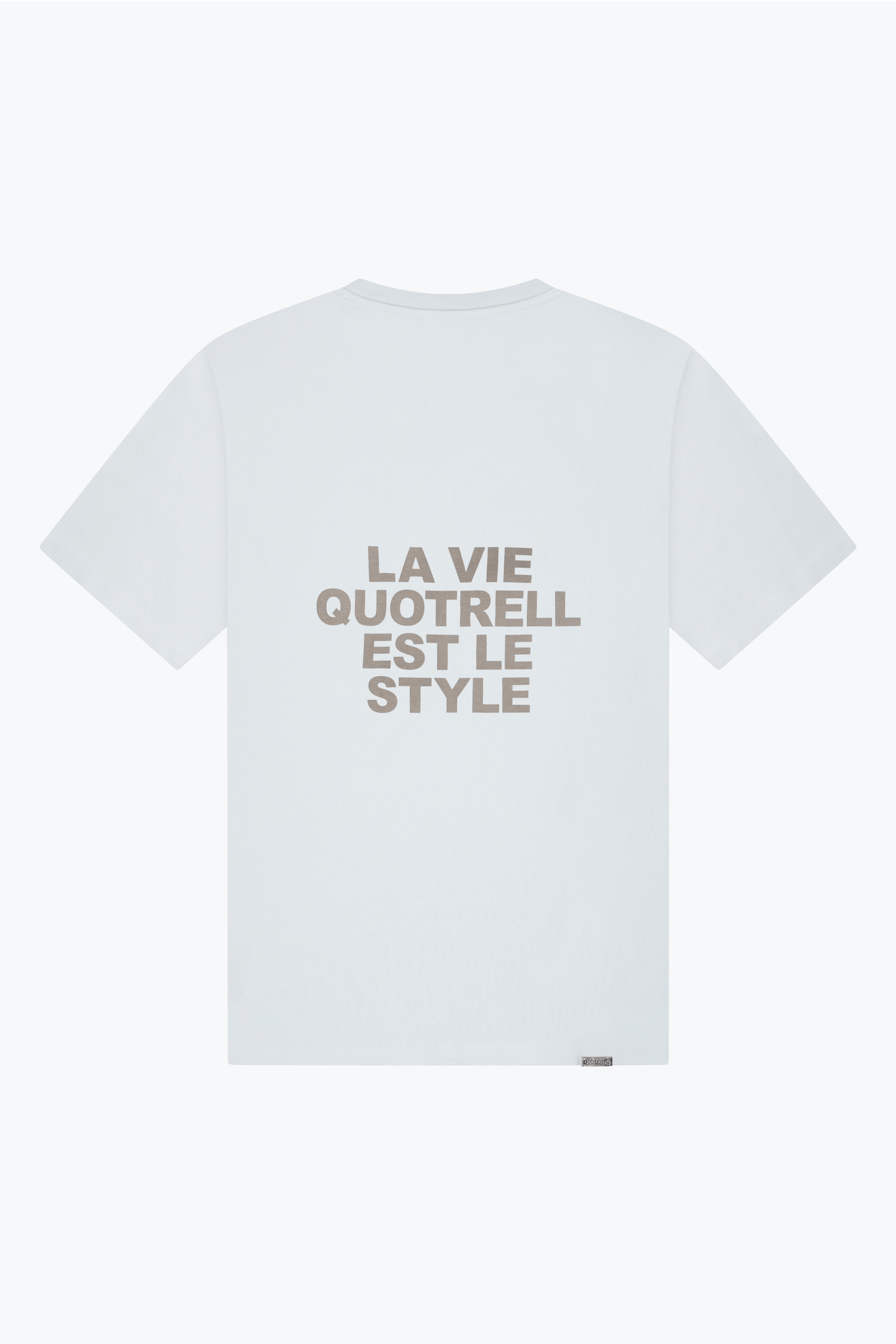 Quotrell la vie t-shirt - light blue/grey