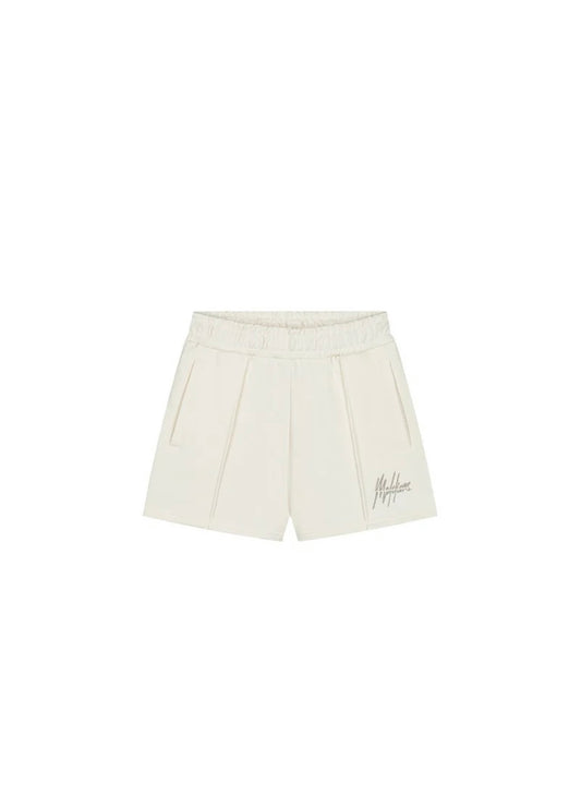 Malelions women Kiki shorts - off-white/clay