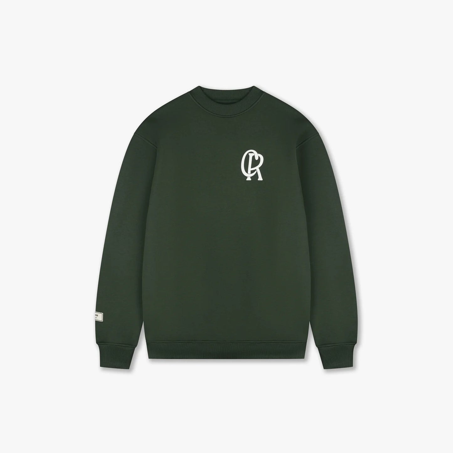 Croyez initial sweater - dark green