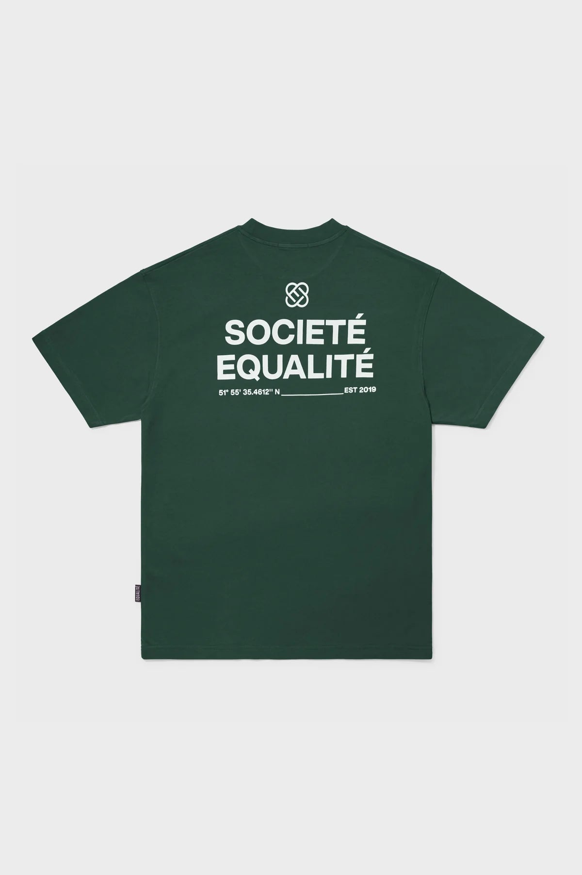 Equalite societé oversized tee - green