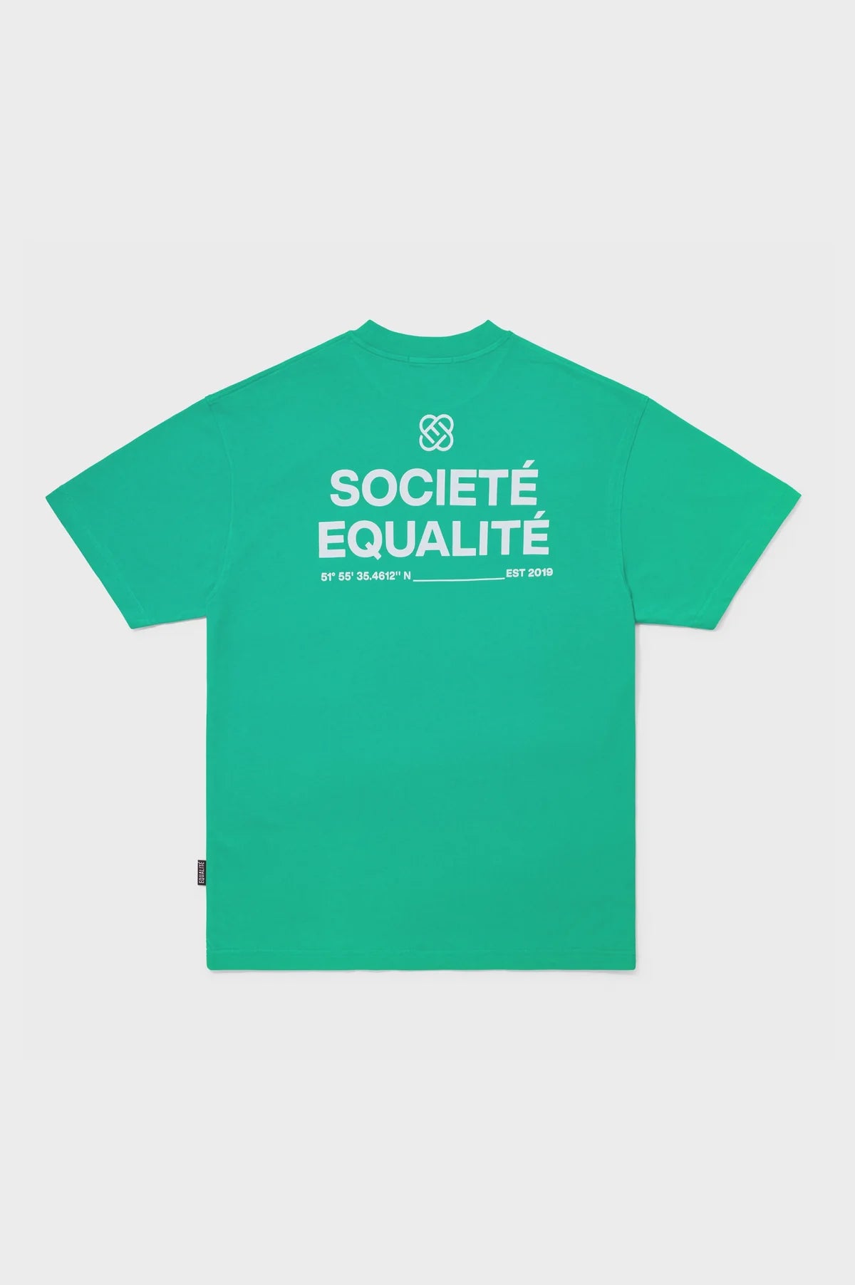 Equalite societé oversized tee - emerald green