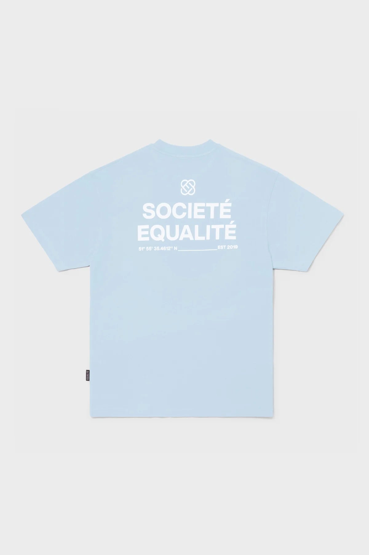 Equalite societé oversized tee - light blue