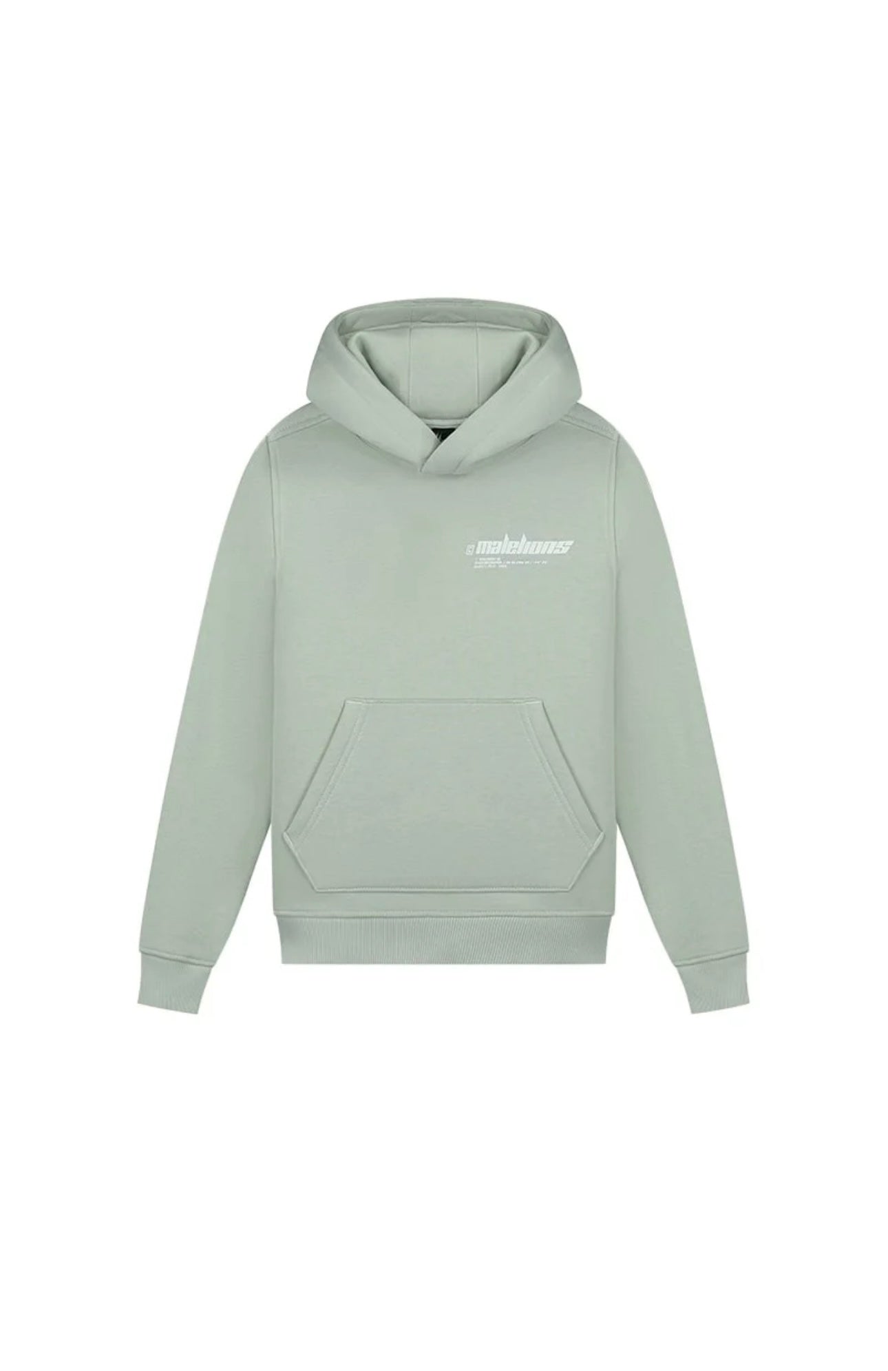 Malelions junior worldwide hoodie - aqua grey