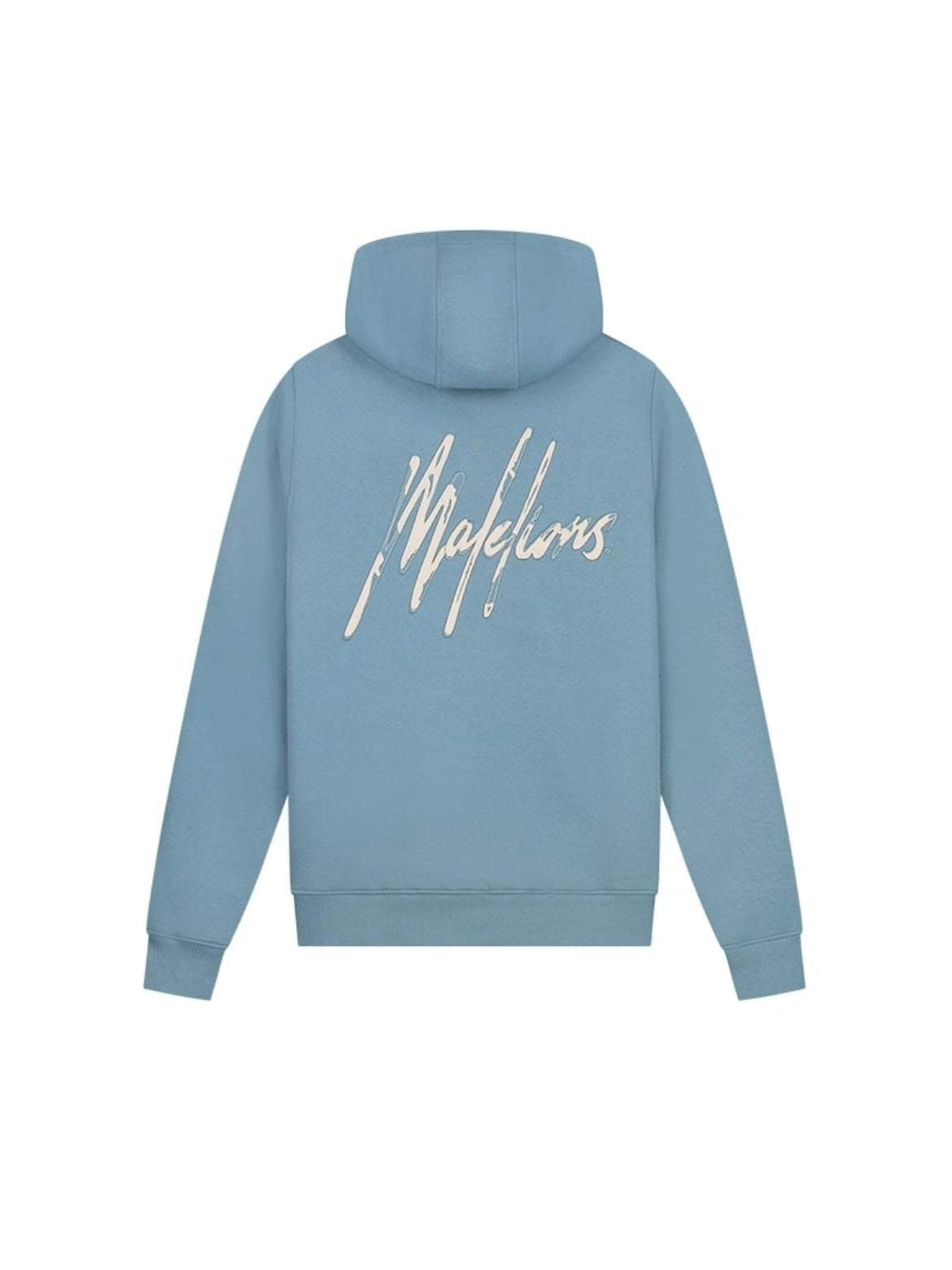 Malelions men destroyed signature hoodie - slate blue/cement