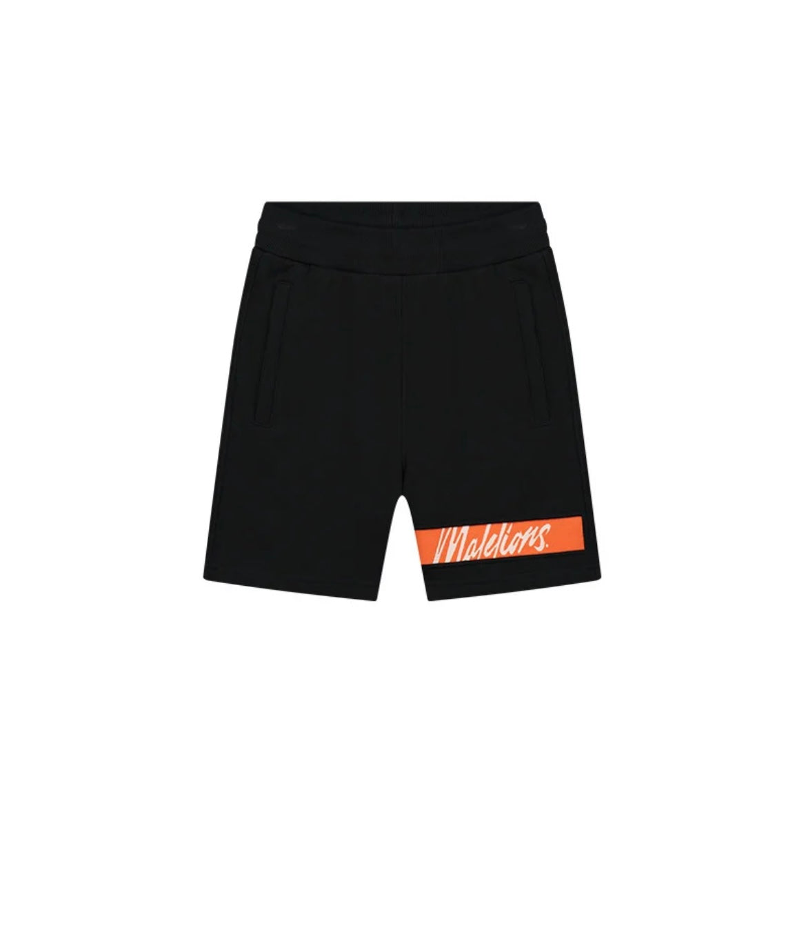 Malelions junior captain shorts 2.0 - black/orange