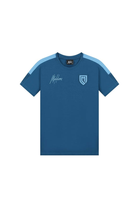 Malelions junior sport transfer t-shirt - navy/light blue
