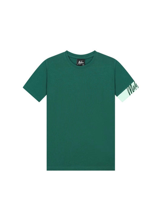 Malelions junior captain t-shirt 2.0 - dark green/mint