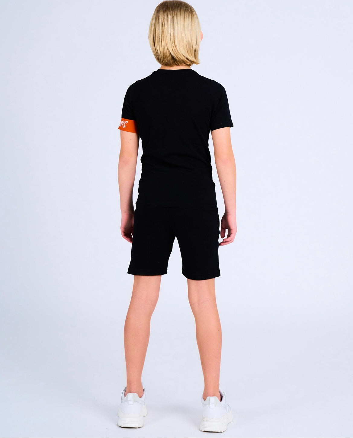 Malelions junior captain t-shirt 2.0 - black/orange