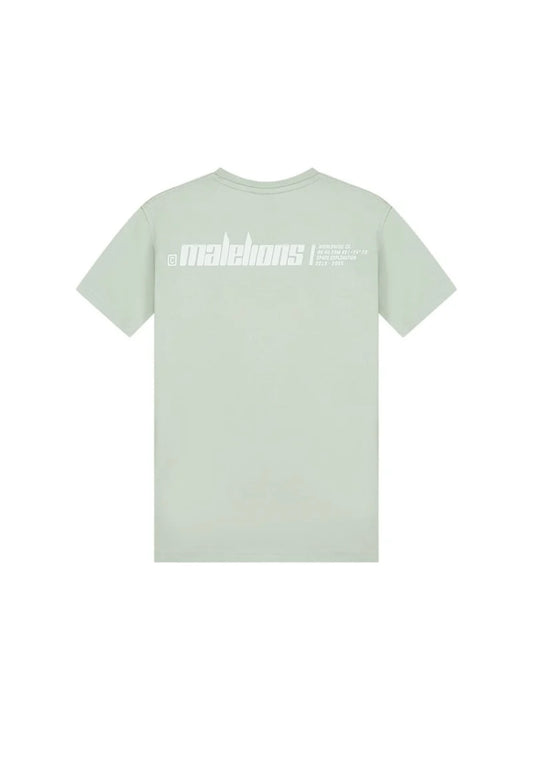 Malelions junior worldwide t-shirt - aqua grey