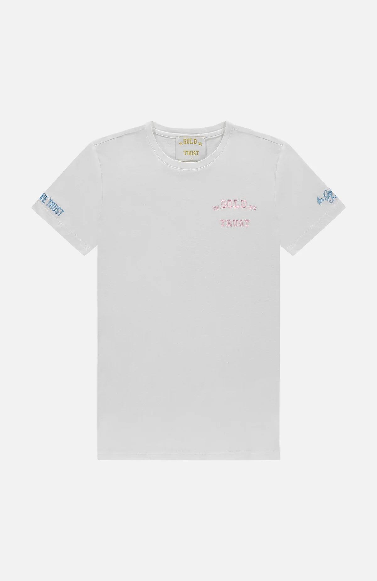 In gold we trust the pusha t-shirt - white