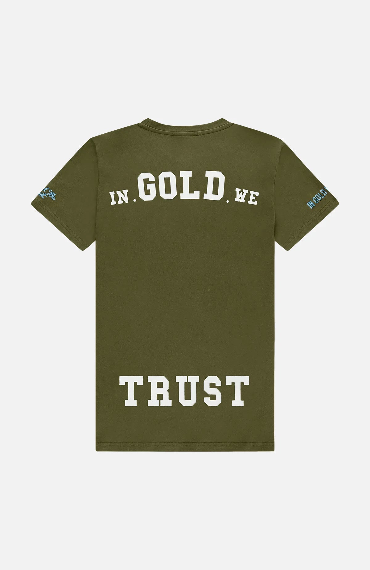 In gold we trust the pusha t-shirt - green