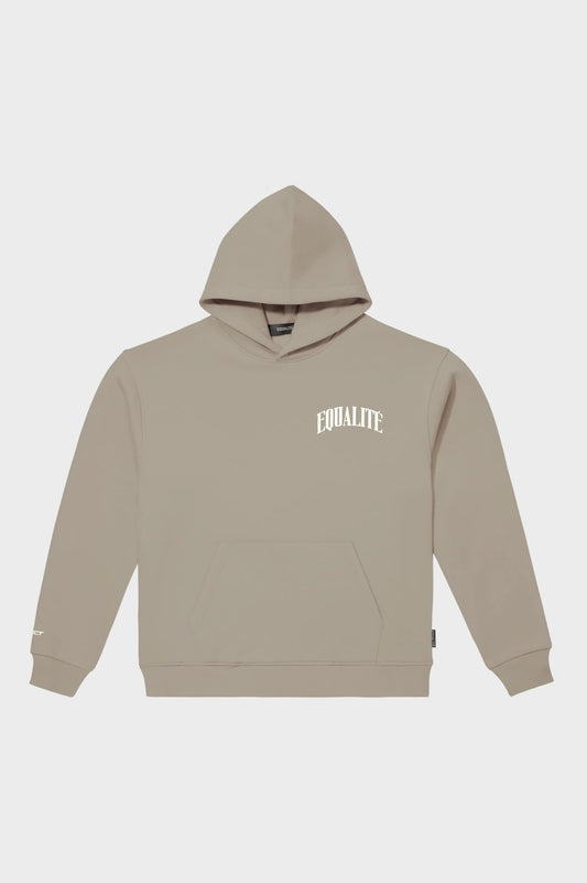 Equalite oliver oversized hoodie - taupe