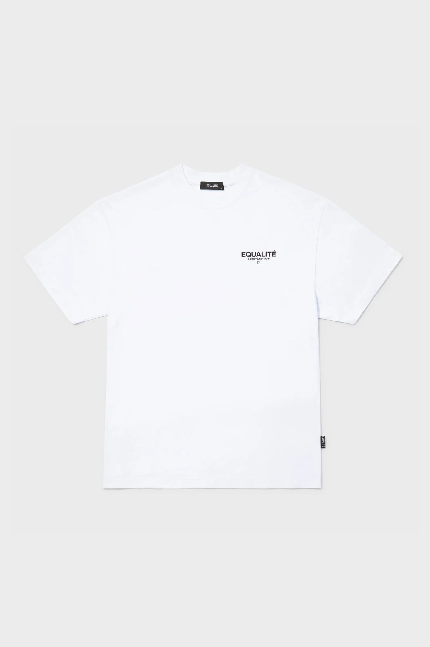 Equalite societe oversized tee - white