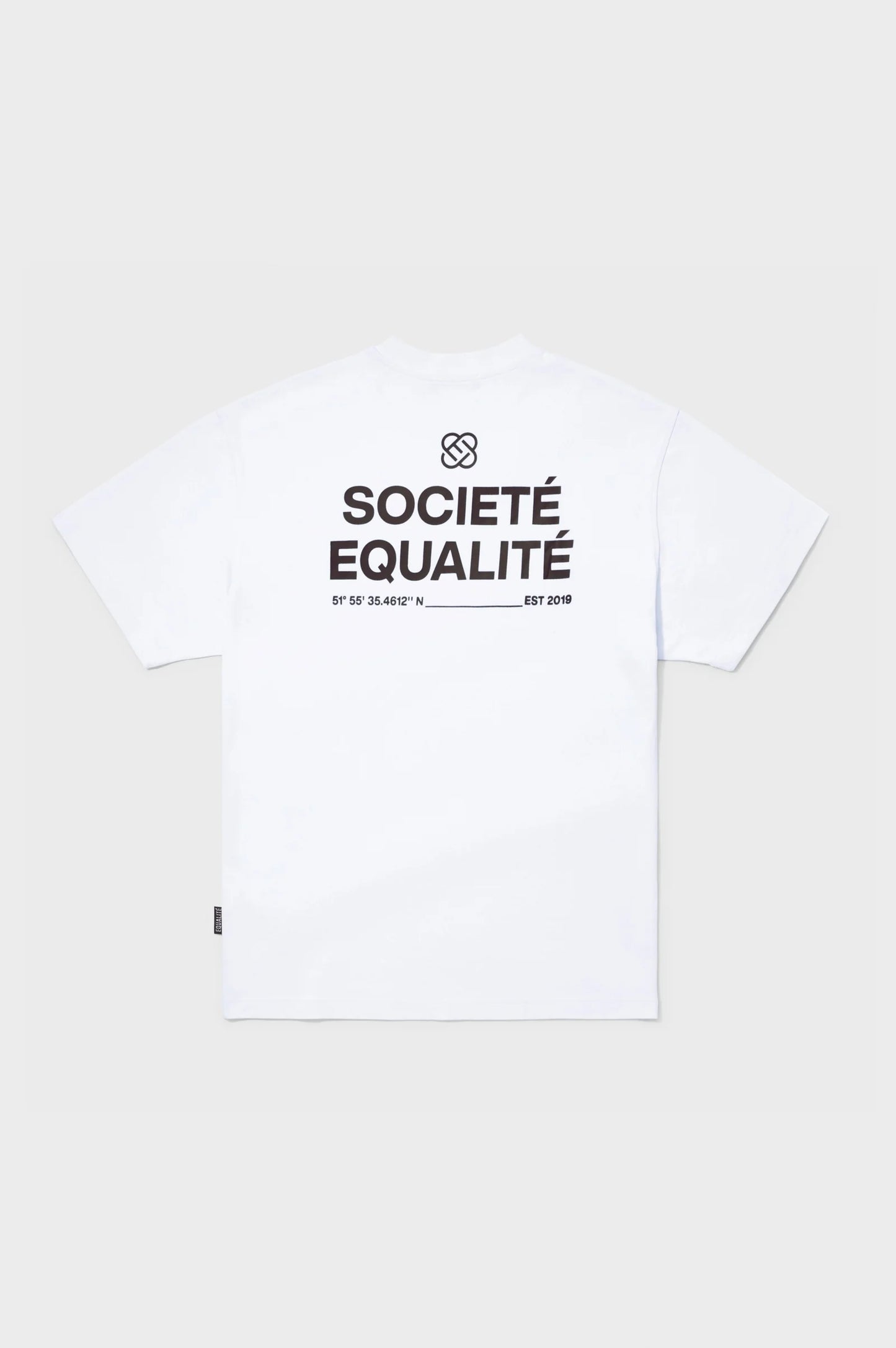 Equalite societe oversized tee - white